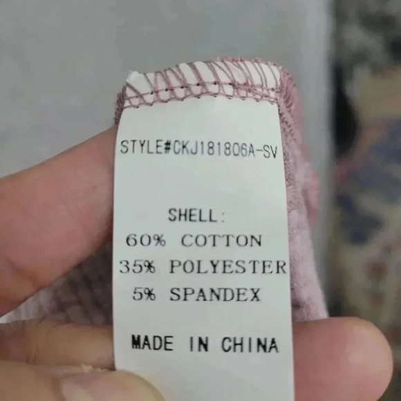 Code Mode Womens Rose Pink Hooded Cardigan Sweater M Cotton Polyester Blend 5PT - Picture 5 of 7